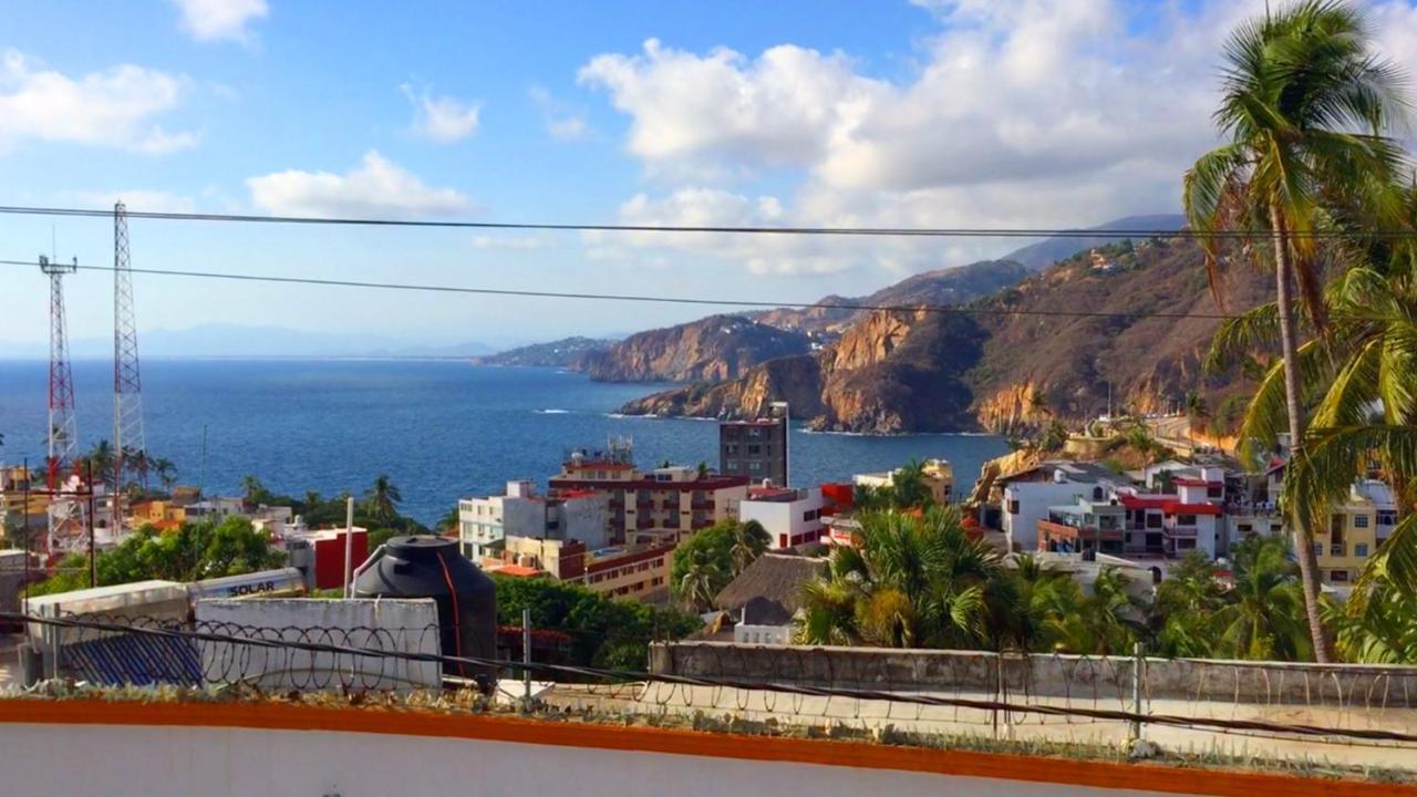 Villa Guitarron Gran Terraza Vista Espectacular 6 Huespedes Piscina Gigante Acapulco Exterior foto