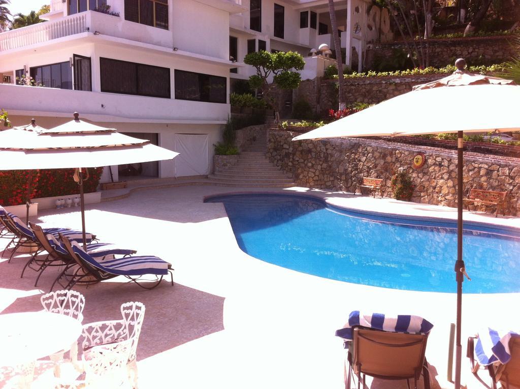 Villa Guitarron Gran Terraza Vista Espectacular 6 Huespedes Piscina Gigante Acapulco Zimmer foto